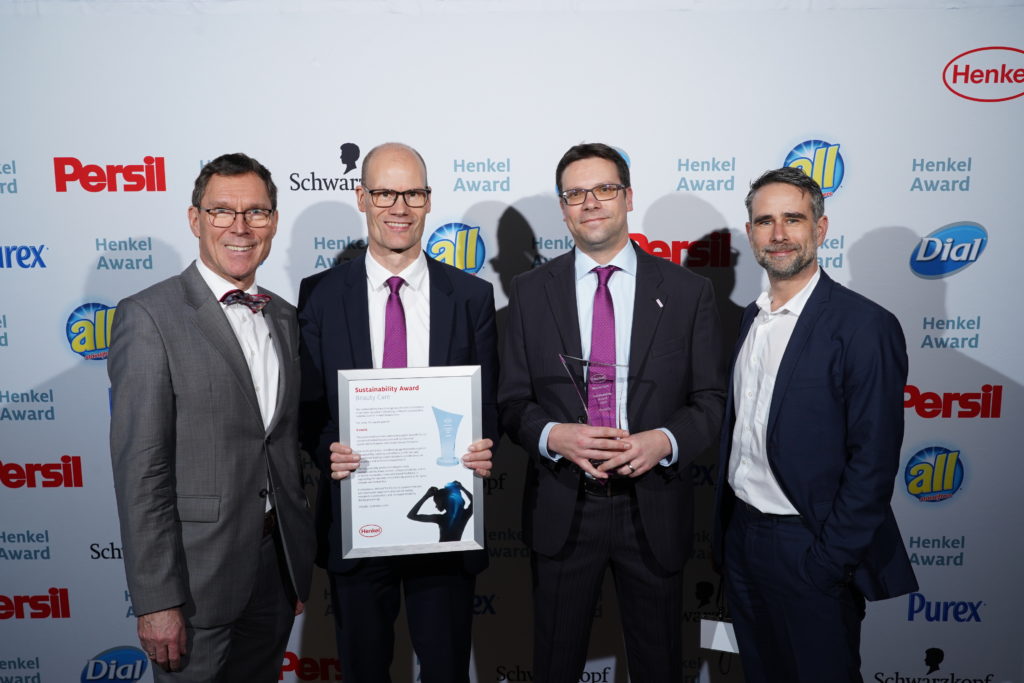 Henkel Awards Sustainabilty Beauty to Evonik